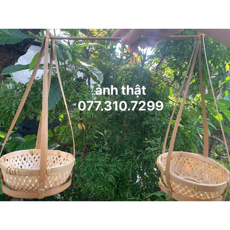 Quang gánh tre phụ kiện chụp ảnh trang trí, trồng cây
