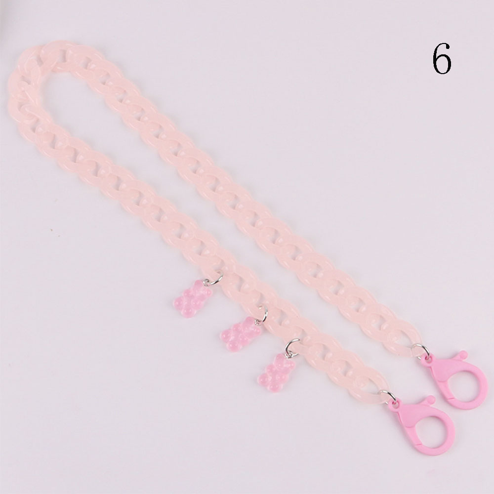 Dây Đeo Kính Mặt Hình Gấu Xinh Xắn Chống Thất Lạc Cho Bé