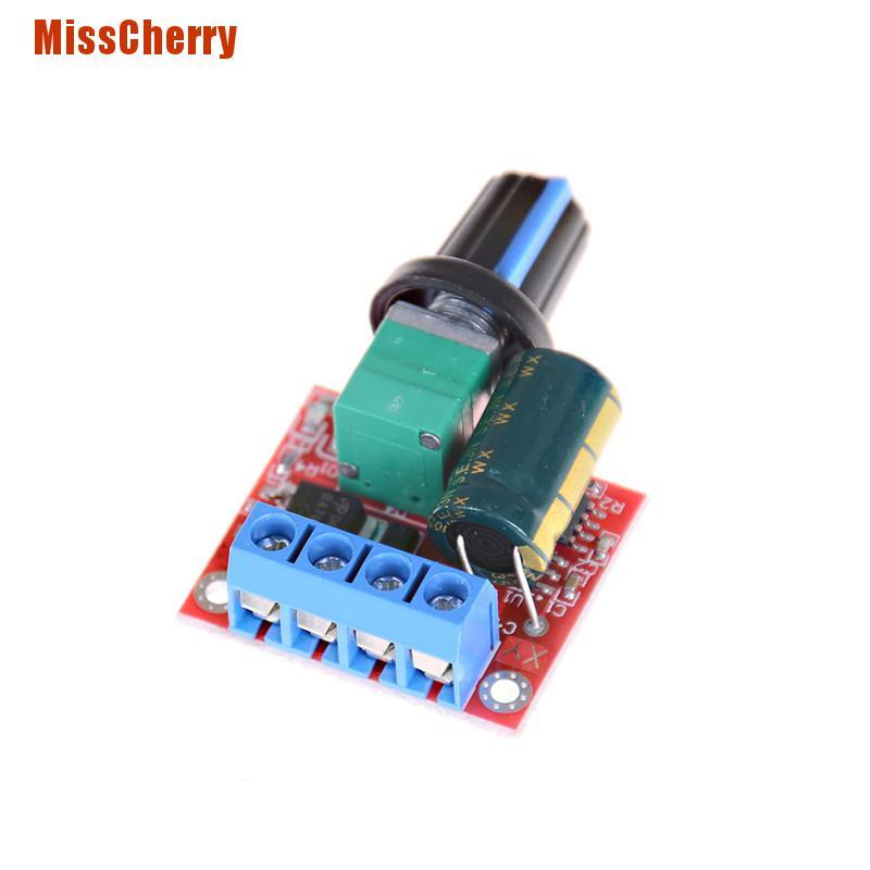 [MissCherry] Mini Dc Motor Pwm Speed Controller 5A 4.5V-35V Speed Control Switch Led Dimmer