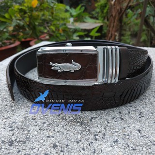 Dây Nịt Nam Da Hông Cá Sấu Rất Mềm Và Bền TS124