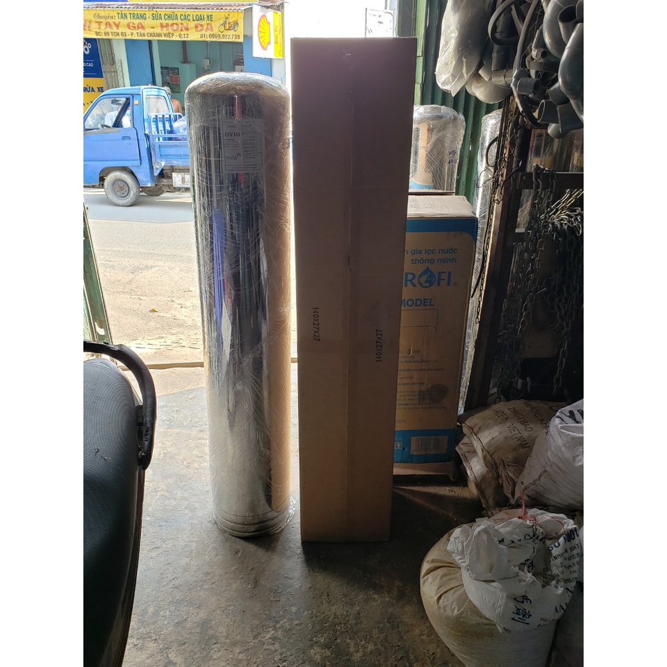 1 cái vỏ bình lọc nước inox phi 250 Dùng van 3 ngã Hàng Đúc Nhập Khẩu