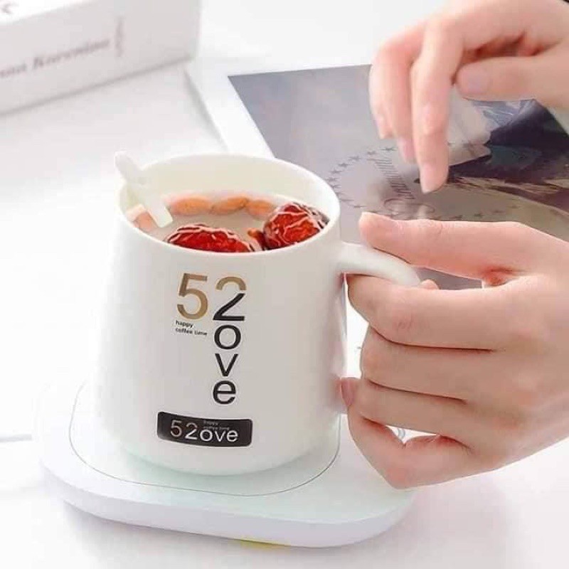 Bộ đế hâm nóng + tặng kèm cốc và thìa