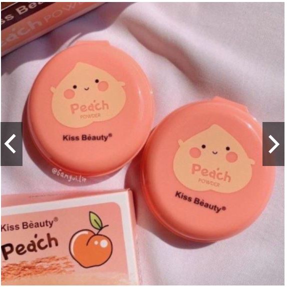 Phấn nén Kiss Beauty phiên bản trái đào Peach Powder | BigBuy360 - bigbuy360.vn