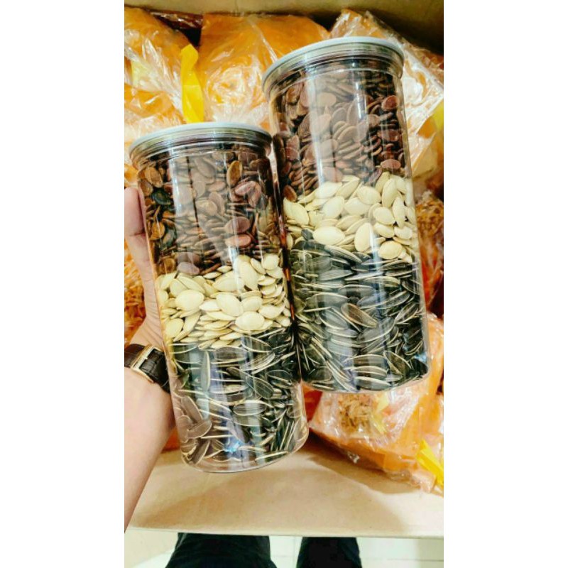 Hạt Mix 3 vị ( hạt dưa, hướng dương, hạt bí trắng ) - hủ 450gram
