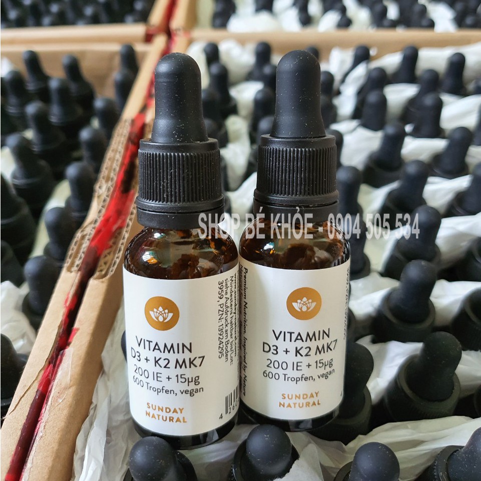 Vitamin D3k2 - Bổ xung vitamin D3 K2 Sunday Natural Đức | BigBuy360 - bigbuy360.vn