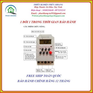 Freeship - Timer hẹn giờ KG316T2. Rơle thời gian 24h