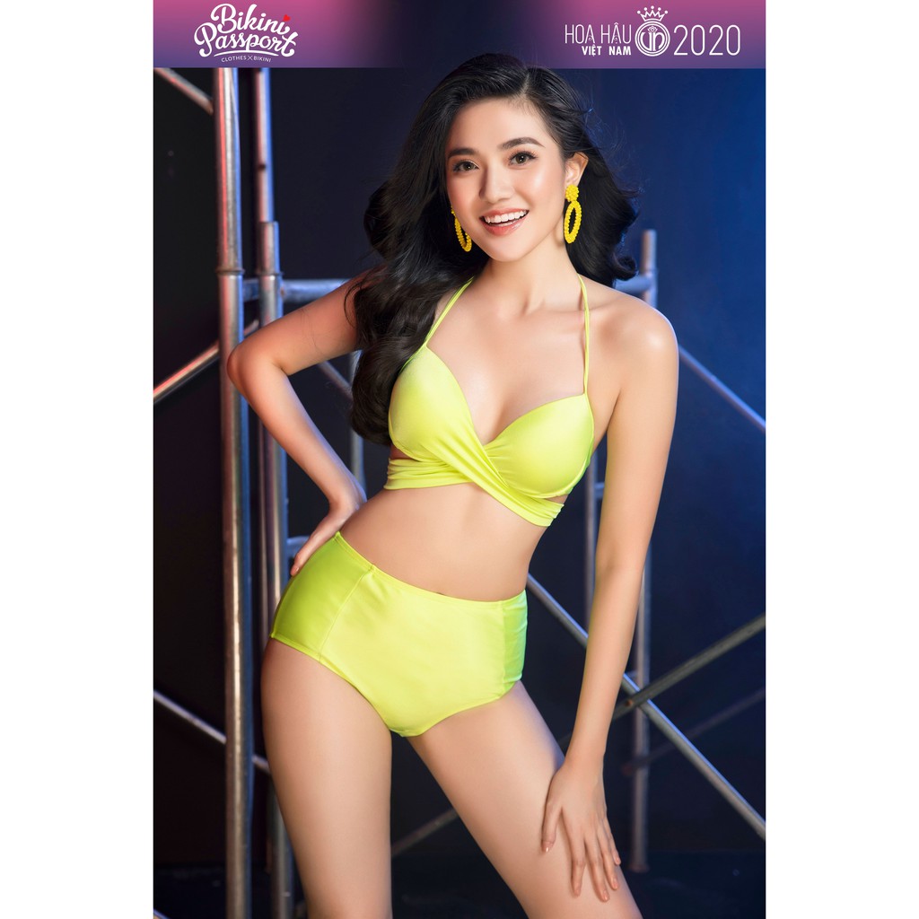 [Mã LTNP50 giảm 50K đơn 150K] Đồ bơi Nữ BIKINI PASSPORT kiểu hai mảnh lưng cao, áo đan chéo- màu Xanh nõn - BS362_LM | BigBuy360 - bigbuy360.vn