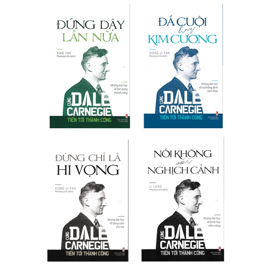 Sách - Combo Cùng Dale Carnegie Tiến Tới Thành Công (Bộ 4 Cuốn) - ML