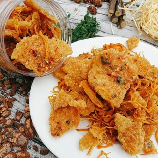 Sĩ 10 hủ cơm cháy khô gà