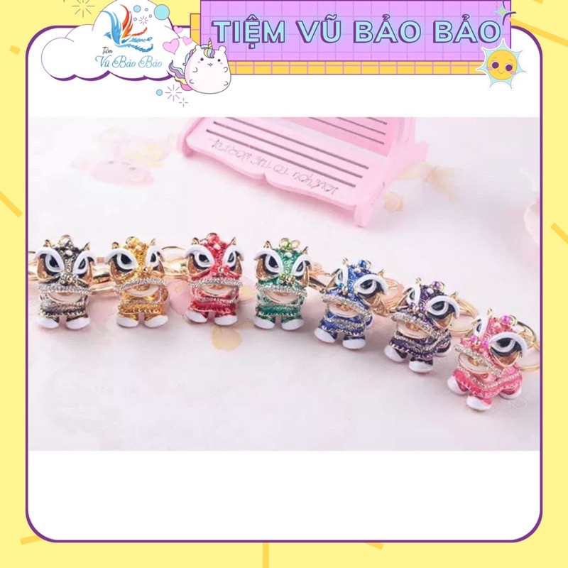 Móc chìa khóa cá tính phong cách sư tử