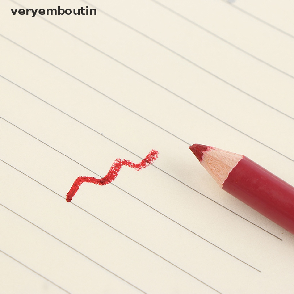 [Hàng mới về] Chì kẻ viền môi thân gỗ chống thấm nước lâu trôi chuyên nghiệp cho nữ