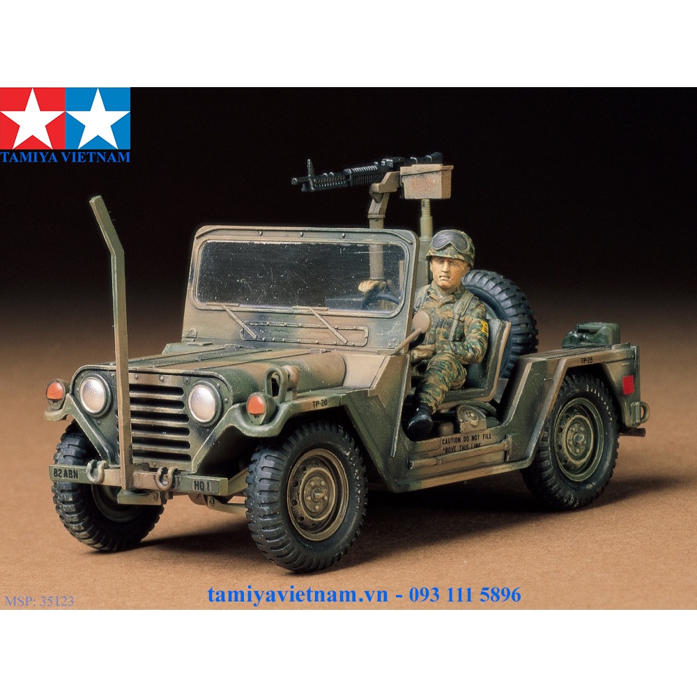 35123 Mô hình xe Jeep quân sự 1/35 SCALE U.S. M151A2 FORD MUTT