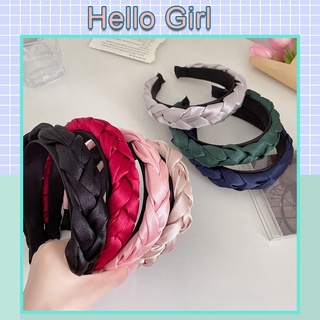  Băng đô dạng thắt bím với răng chống trượt bản rộng mùa hè cho nữ