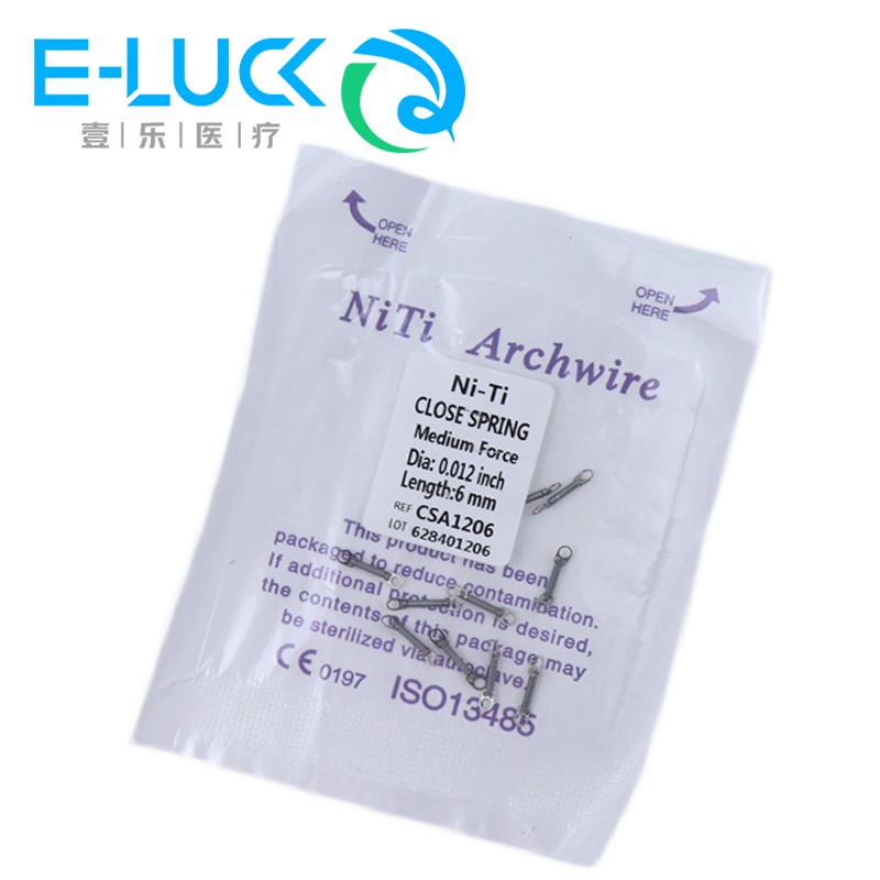 Set 10 dây lò xo khóa Niti dùng cho chỉnh nha chuyên dụng chất lượng cao