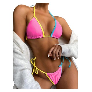 【niaorenmall.vn】Bikini Phối Dây Có Đệm Mút Gợi Cảm