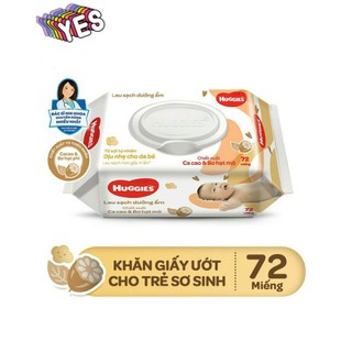 Khăn ướt Huggies không mùi 64m/có mùi 72m
