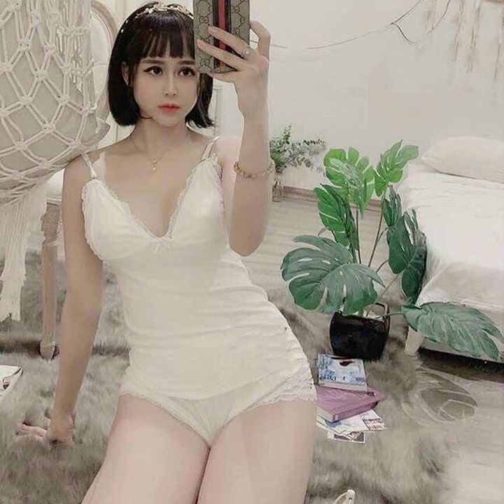 Đồ Ngủ Cao Cấp Mặc Nhà 2 Dây Vải Thun Borip Co Dãn Thấm Hút Mồ Hôi - DOMIN | BigBuy360 - bigbuy360.vn