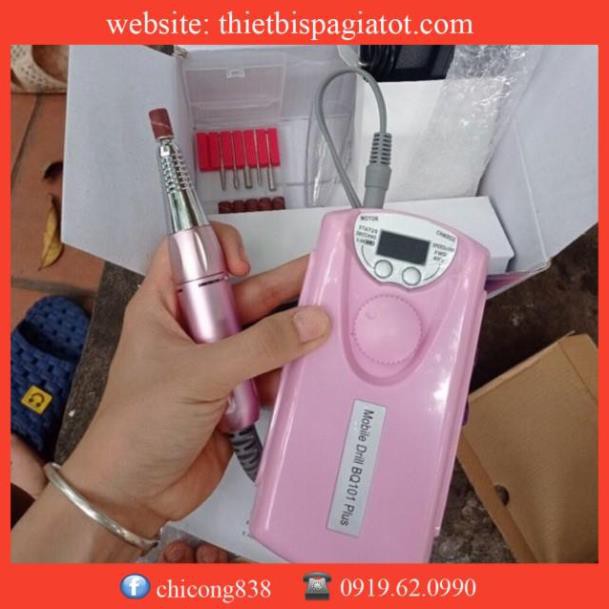 Máy mài móng BQ101 tích điện kèm đủ phụ kiện