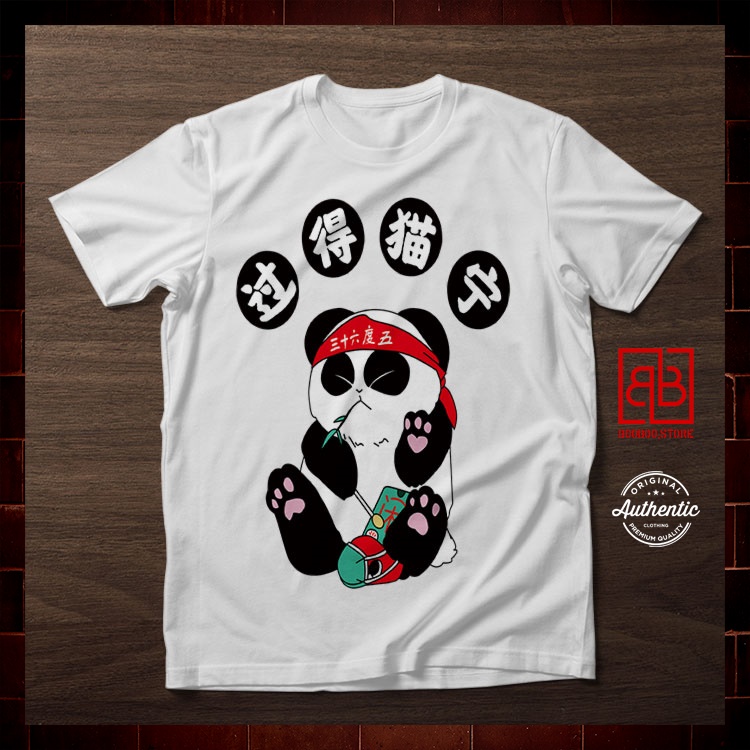 áo thun trơn nam 4 chiều Panda_1 Booboo cổ tròn 100% Cotton cao cấp vải dày mịn không xù lông