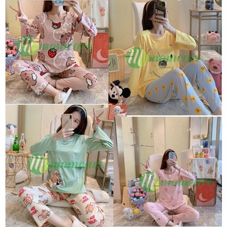 Bộ bầu và sau sinh cho con bú ti (Ảnh Thật_Cổ sóng, cổ tròn) - Đồ bầu mặc nhà cho mẹ - Quần áo bầu thời trang mùa hè Đẹp