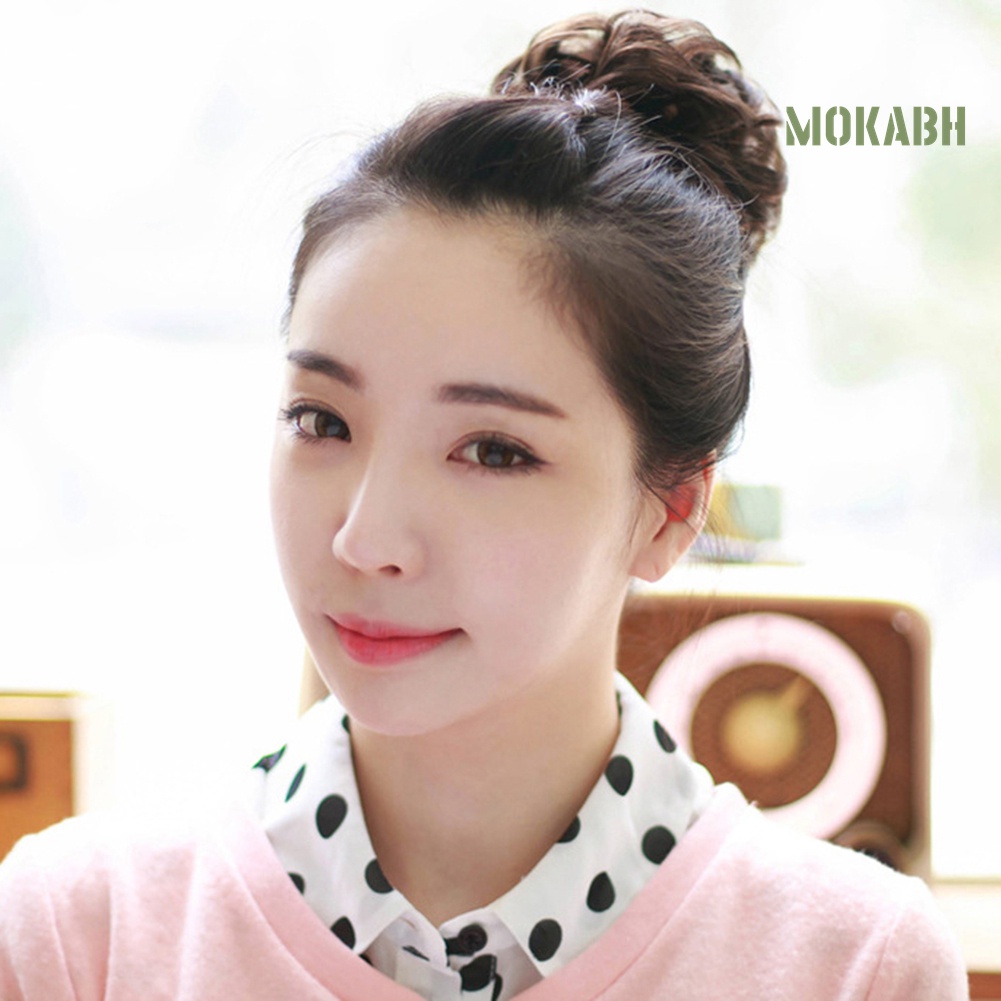 Búi Tóc Giả Xoăn Dài Gợn Sóng Cho Nữ