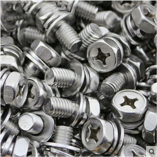 Set 5 bu lông M6 bằng thép không gỉ