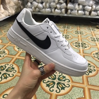 [HÀNG MỚI VỀ - TRỢ GIÁ FREESHIP] GIÀY THỂ THAO NAM NỮ LOGO ĐEN, Giày Thể Thao Nam Nữ 2018 - SALE 50%