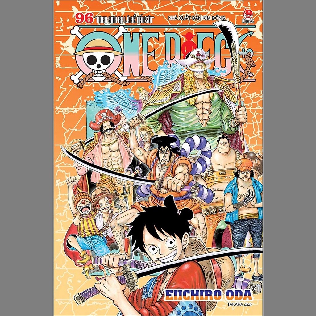 Sách - One Piece - Tập 96: “Oden Sinh Ra Là Để Nấu Sôi” (Phiên Bản Bìa Gập)