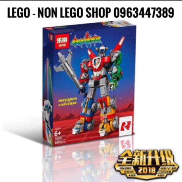 Lego - Lepin 16057 , King 83034 ( Xếp Hình RoBot Dũng Sĩ HesMan 2600 mảnh )