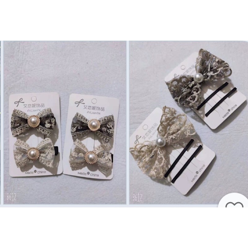 Sỉ 5 sét kẹp nơ ren cao cấp