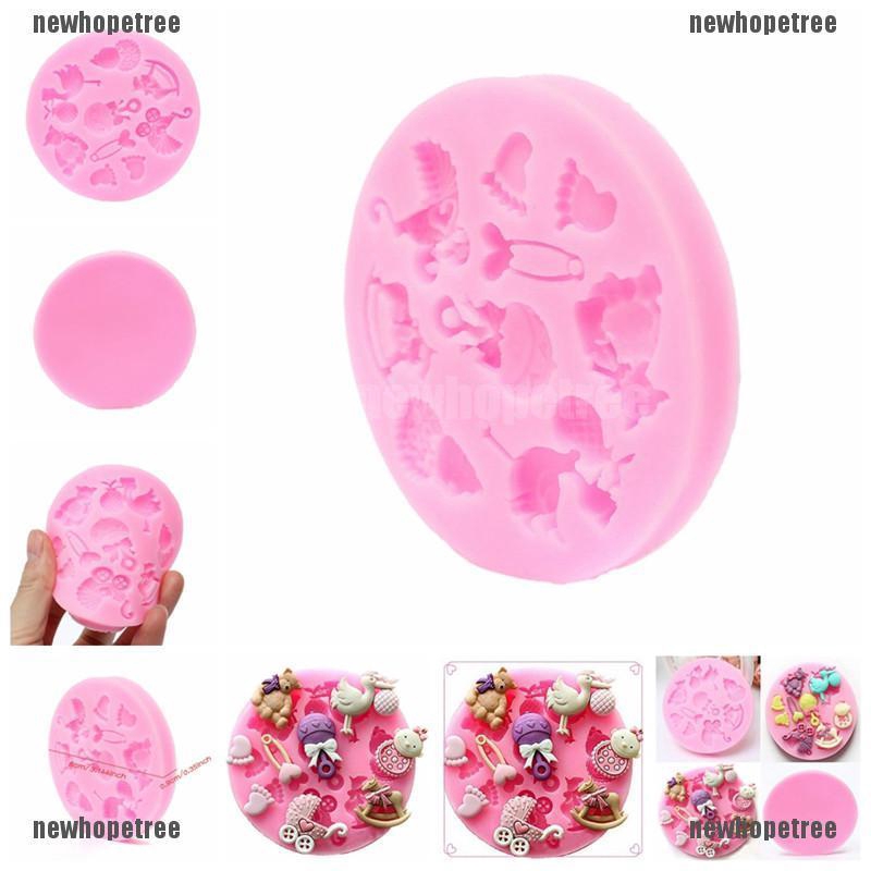 Khuôn fondant Dùng Trang Trí Bánh Với Họa Tiết Hình Cái Vòi Sen Dùng Cho Trẻ Nhỏ