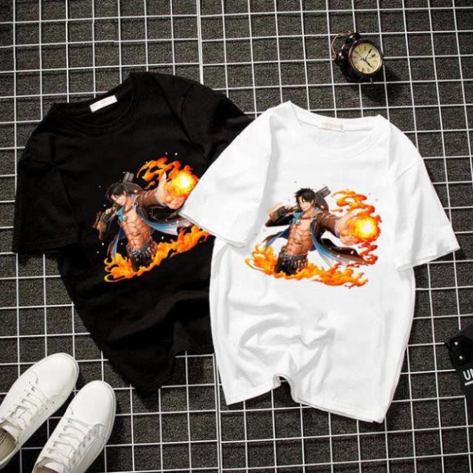 Áo Thun mẫu mới Manga OnePiece - ACE cú đấm lửa CMTD-0016