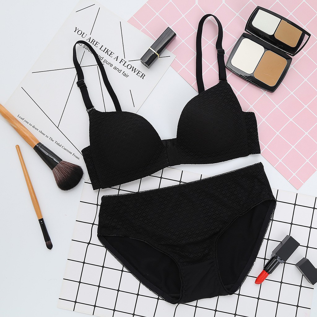 BỘ ĐỒ LÓT NỮ XUẤT NHẬT COTTON KHÔNG GỌNG | BigBuy360 - bigbuy360.vn