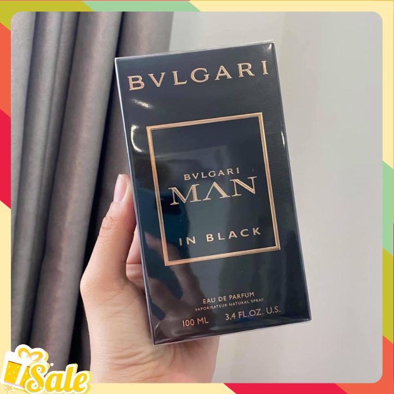 Nước Hoa Nam, Dầu thơm bvI Man in Black 100ml Thơm Lâu 8h Hương Thơm Nam Tính cho phái mạnh