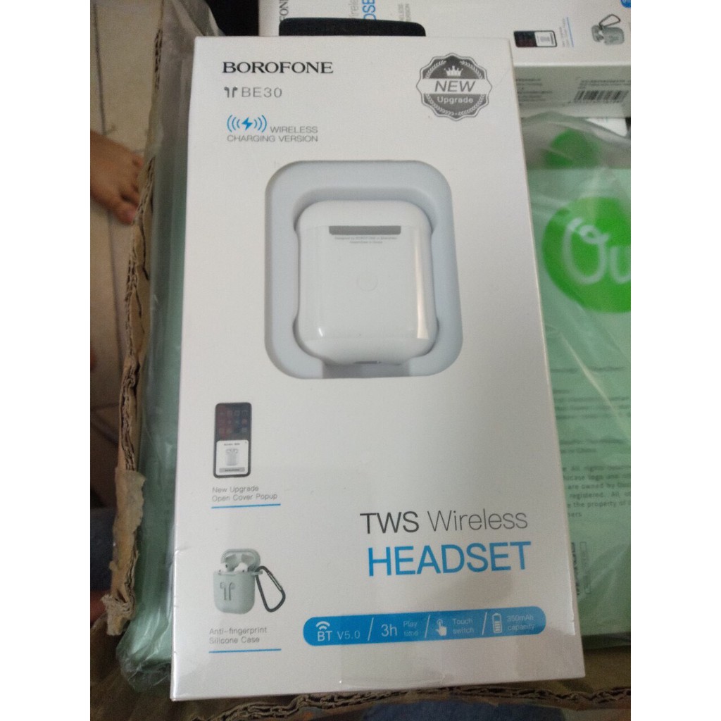 [Mã 1511ELSALE hoàn 7% đơn 300K] TAI NGHE BLUETOOTH BOROFONE BE30 TRUE WIRELESS