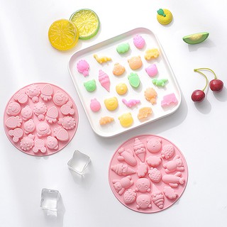 Khuôn Silicon Làm Bánh Kẹo Chịu Nhiệt Cao Tạo Hình Dễ Thương