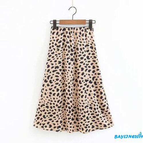 Đầm In Họa Tiết Da Báo Eo Cao Dáng Ôm Thoáng Khí Thời Trang Cho Nữ