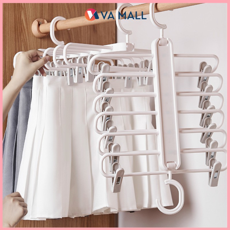 [Hàng hot]Móc treo váy sáng tạo dành cho nữ, đồ dùng đa đăng tiện ích cho tủ đồ các hộ gia đình