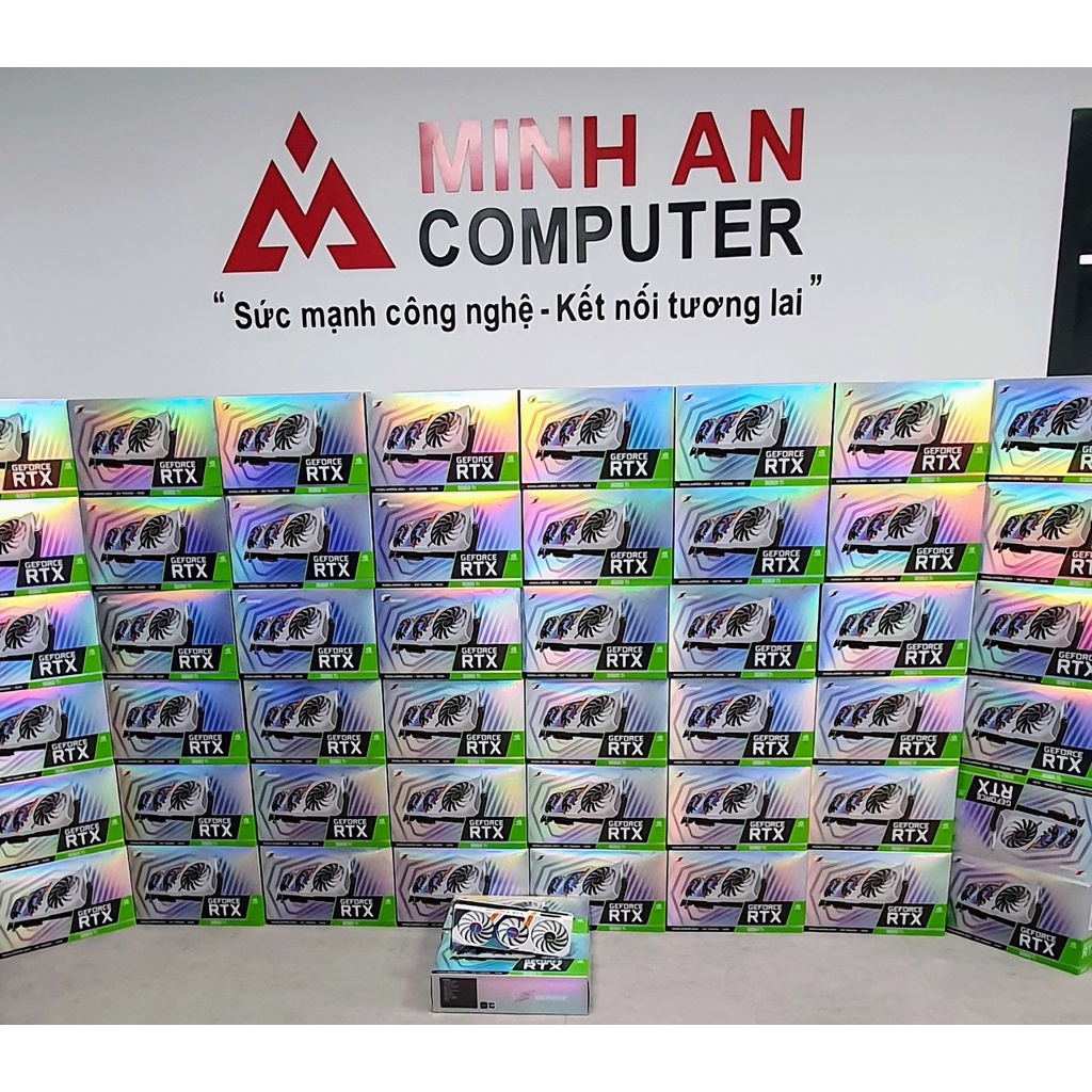 Card màn hình Colorful RTX 3060Ti 8G GDDR6 iGame Ultra White OC-V V2 LHR