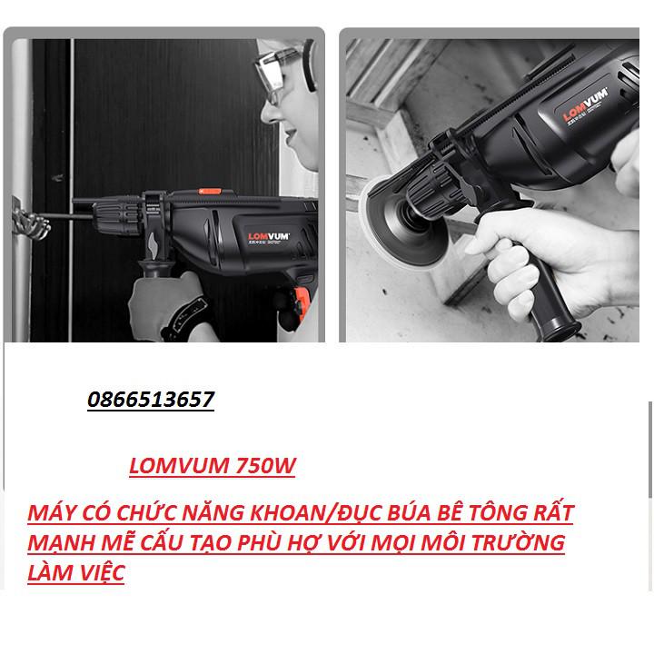 [xả hàng] máy khoan điện đầy đủ phụ kiện như hình 750w