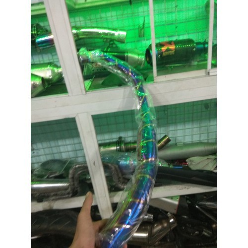 cổ pô kho titan có bầu hơi cho các loại xe - cổ pô titan