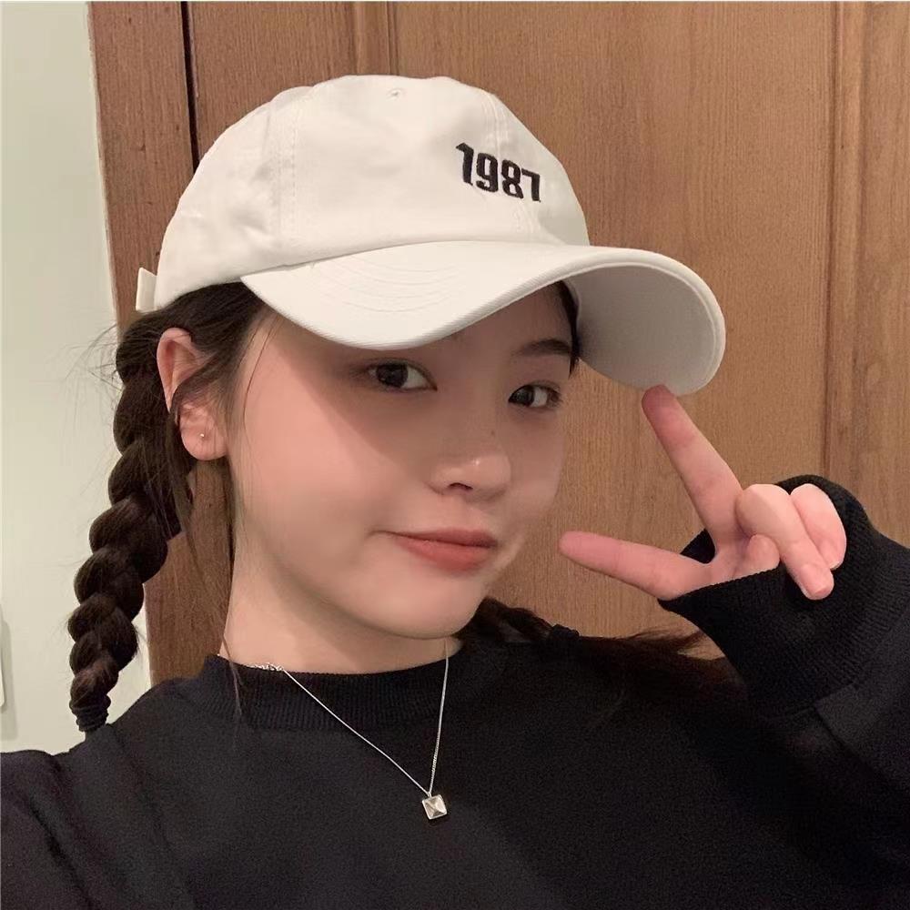 Mũ lưỡi trai THE CAPAL 1987 phong cách Hàn Quốc đơn giản cho nam và nữ