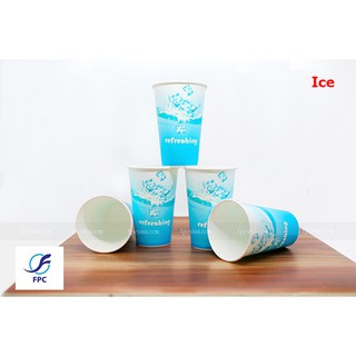 50 Cốc giấy 12oz Cho đồ uống lạnh (360ml)