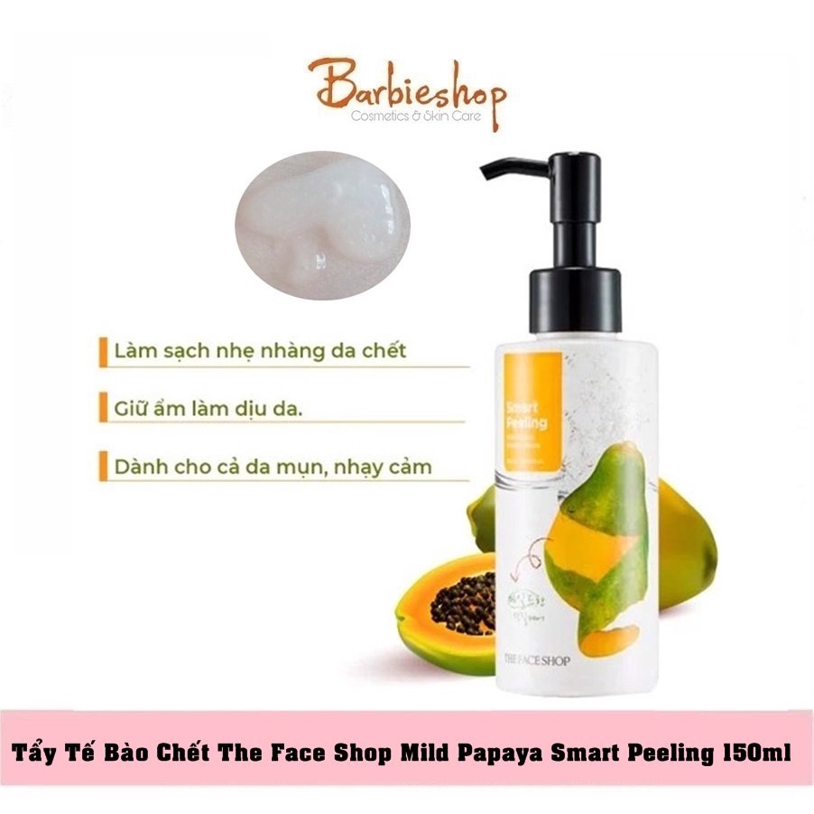 TẨY TẾ BÀO CHẾT ĐU ĐỦ Papaya Peeling - Gel Tẩy Tế Bào Chết Ecosy Perfect Peeling Gel 180ml