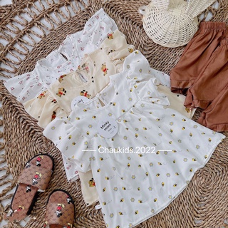 Bộ cánh tiên nền trắng nhã nhặn bé gái