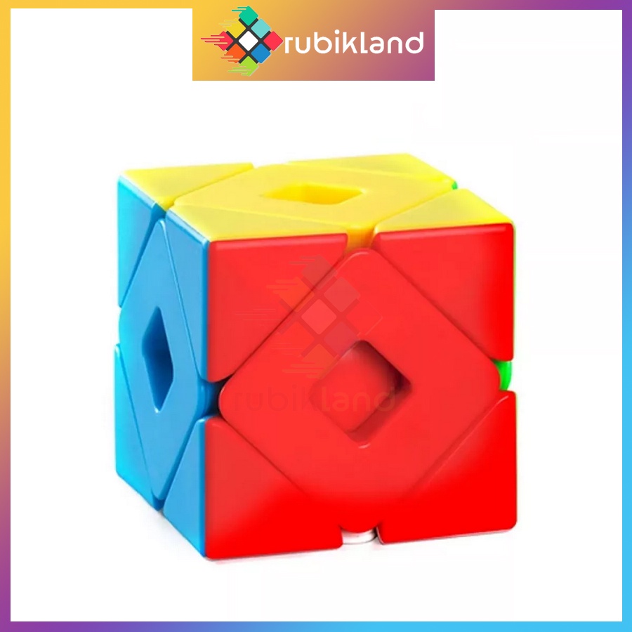 Rubik Biến Thể Moyu MeiLong Double Skewb Stickerless MFJS Rubic Biến Thể Skewb Đồ Chơi Trí Tuệ Trẻ Em