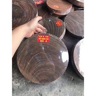 Thớt Tròn Gỗ Nghiến Tây Bắc - Đường Kính 30, Dày 2cm