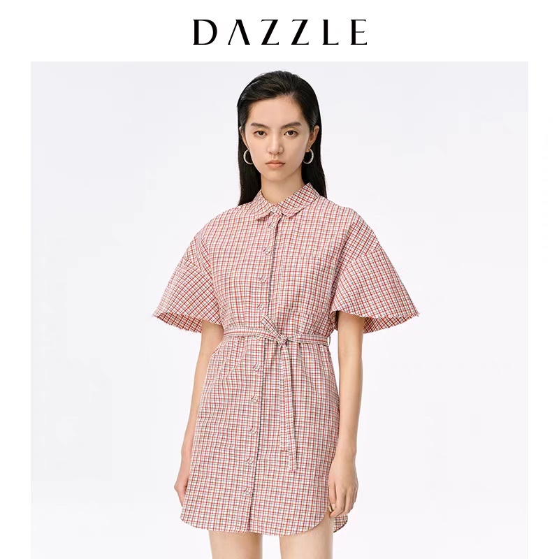 Đầm sọc đỏ Dazzle