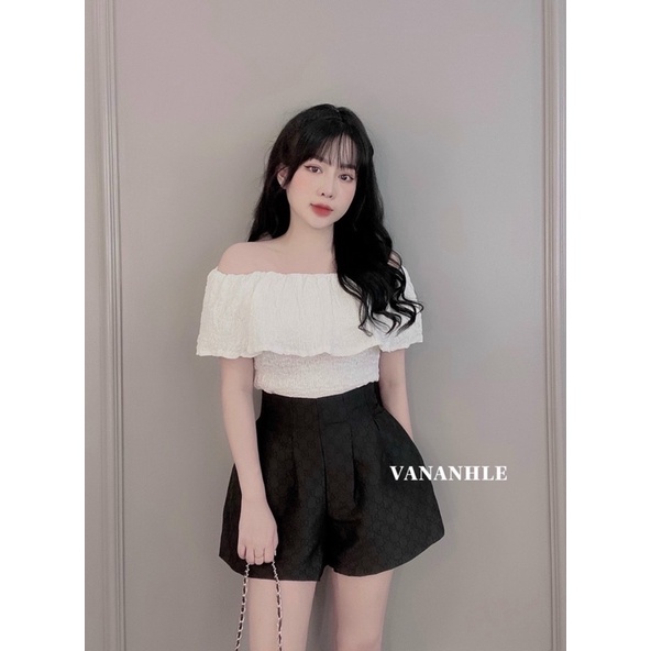 ÁO TRỄ VAI BÈO XỐP ĐIỆU ĐÀ MS12234