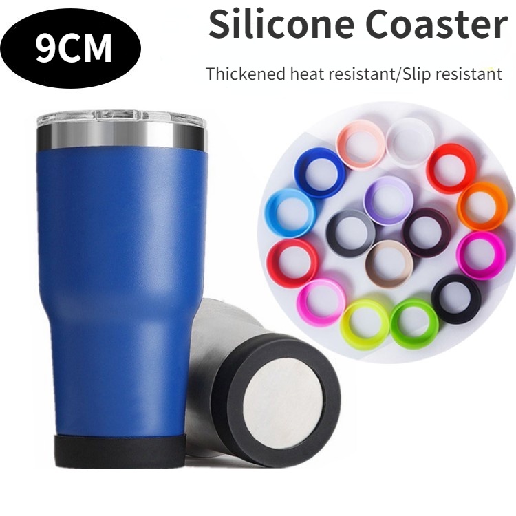 Đế Lót Ly Bằng Silicone 9cm Chống Trượt Tiện Dụng